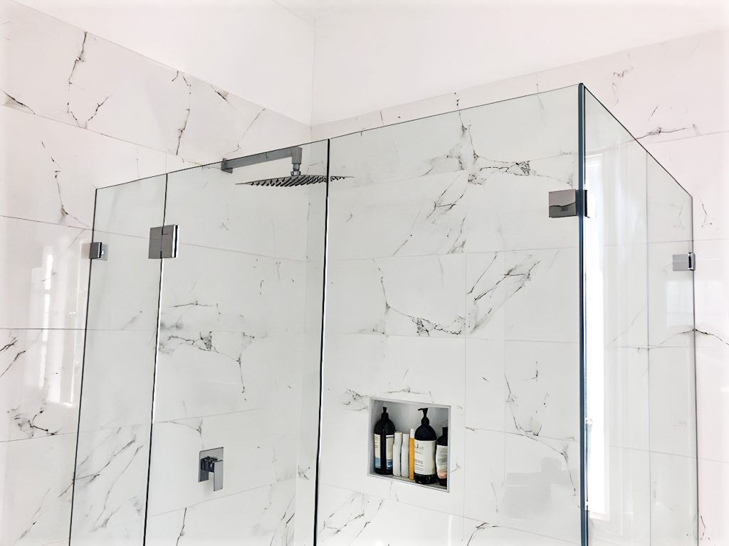 frameless corner shower - 4 panel (1)