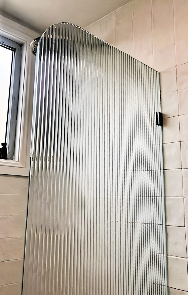 fluted fixed panel shower dudley 2